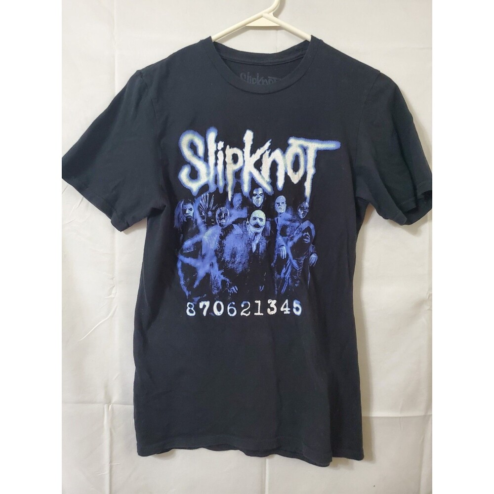 Slipknot Member Numbers T-shirt Band 870621345 Size Small 2 Sided Cotton Crew